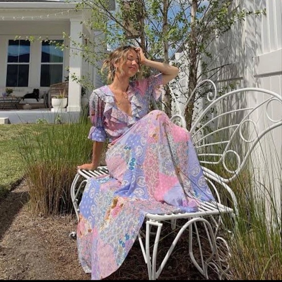 Spell Dresses & Skirts - Spell Cha Cha Gown in Jacaranda Maxi Dress